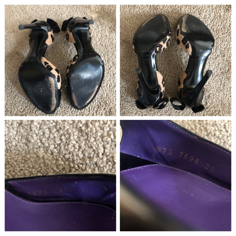 SERGIO ROSSI PEEP TOE PUMP WITH HEELS - Picture 8 of 9